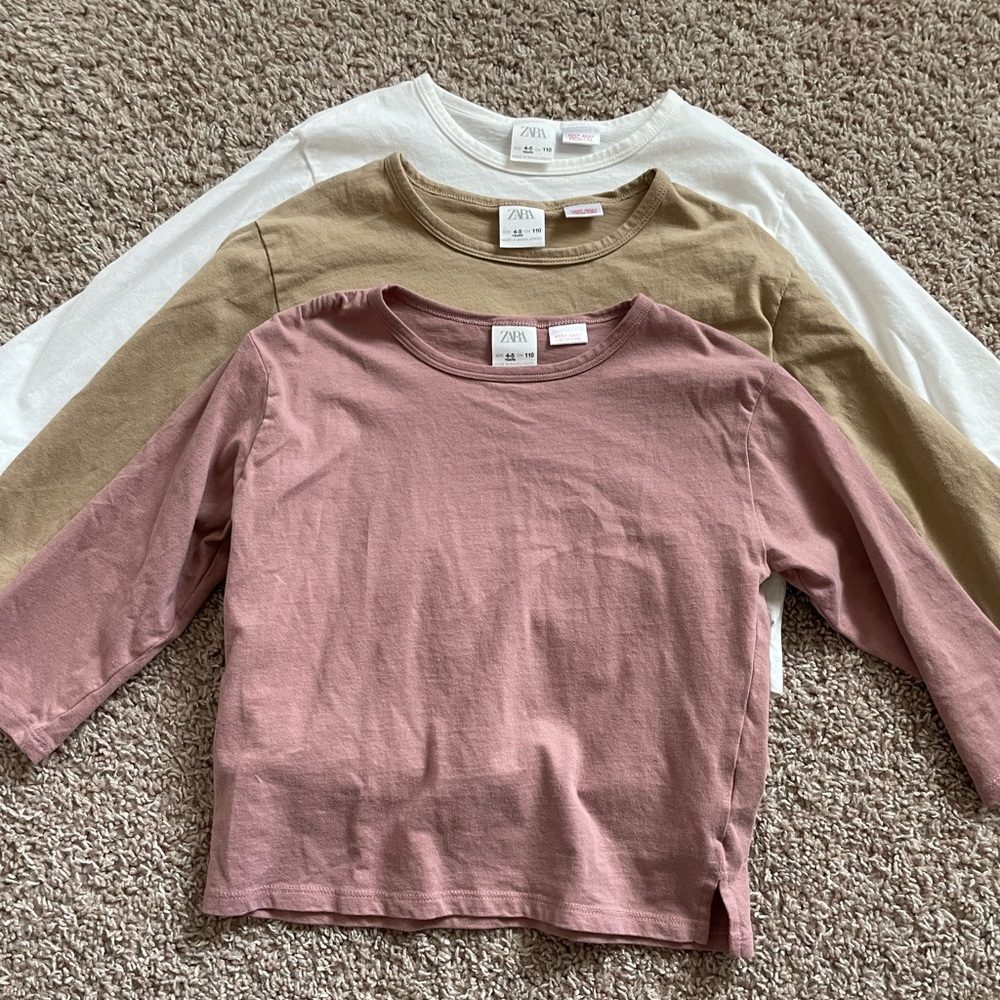 Zara long sleeve 3 shirt bundle.